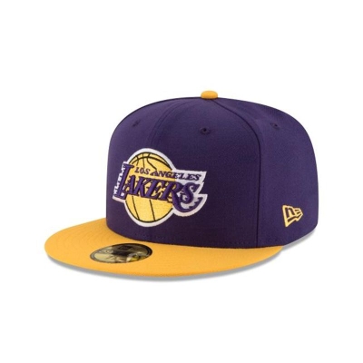 Sapca New Era Los Angeles Lakers NBA 2Tone 59FIFTY Fitted - Violet